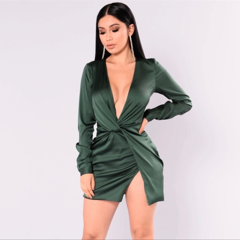 Fashion nova satin mini dress
